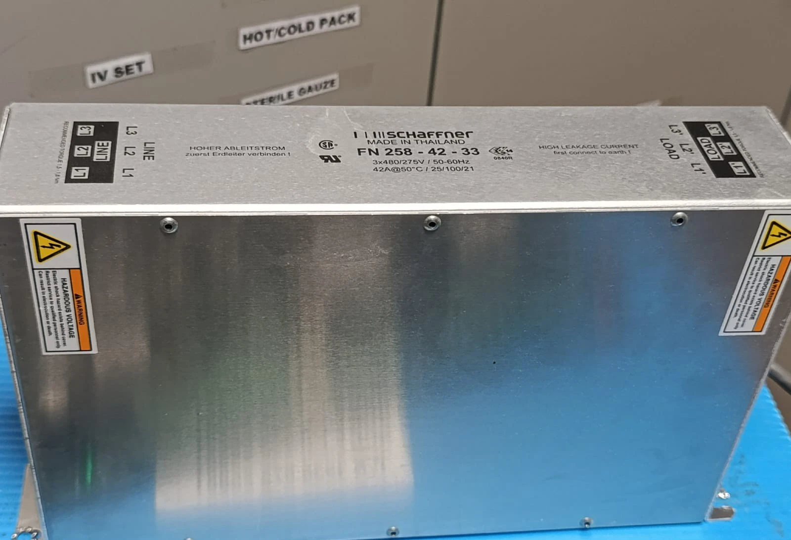 Philips Incisive CT Schaffner Power Supply Module FN258-42-33